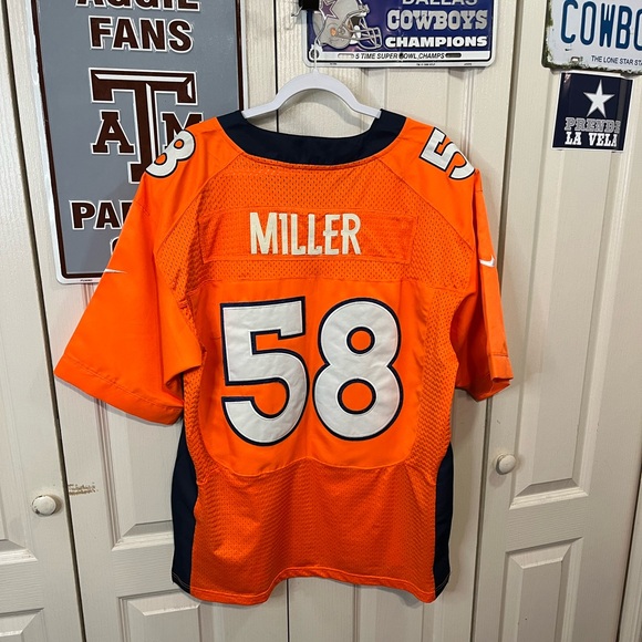 Nike Orange and Navy Men's Jersey - Picture 2 of 7